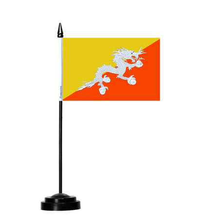 Drapeau de Table du Bhoutan - Pixelforma