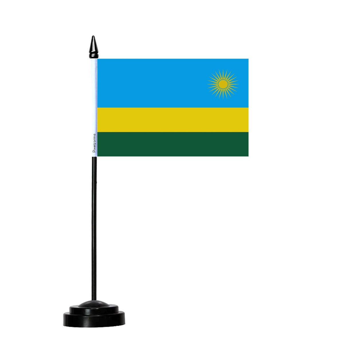 Drapeau de Table du Rwanda - Pixelforma