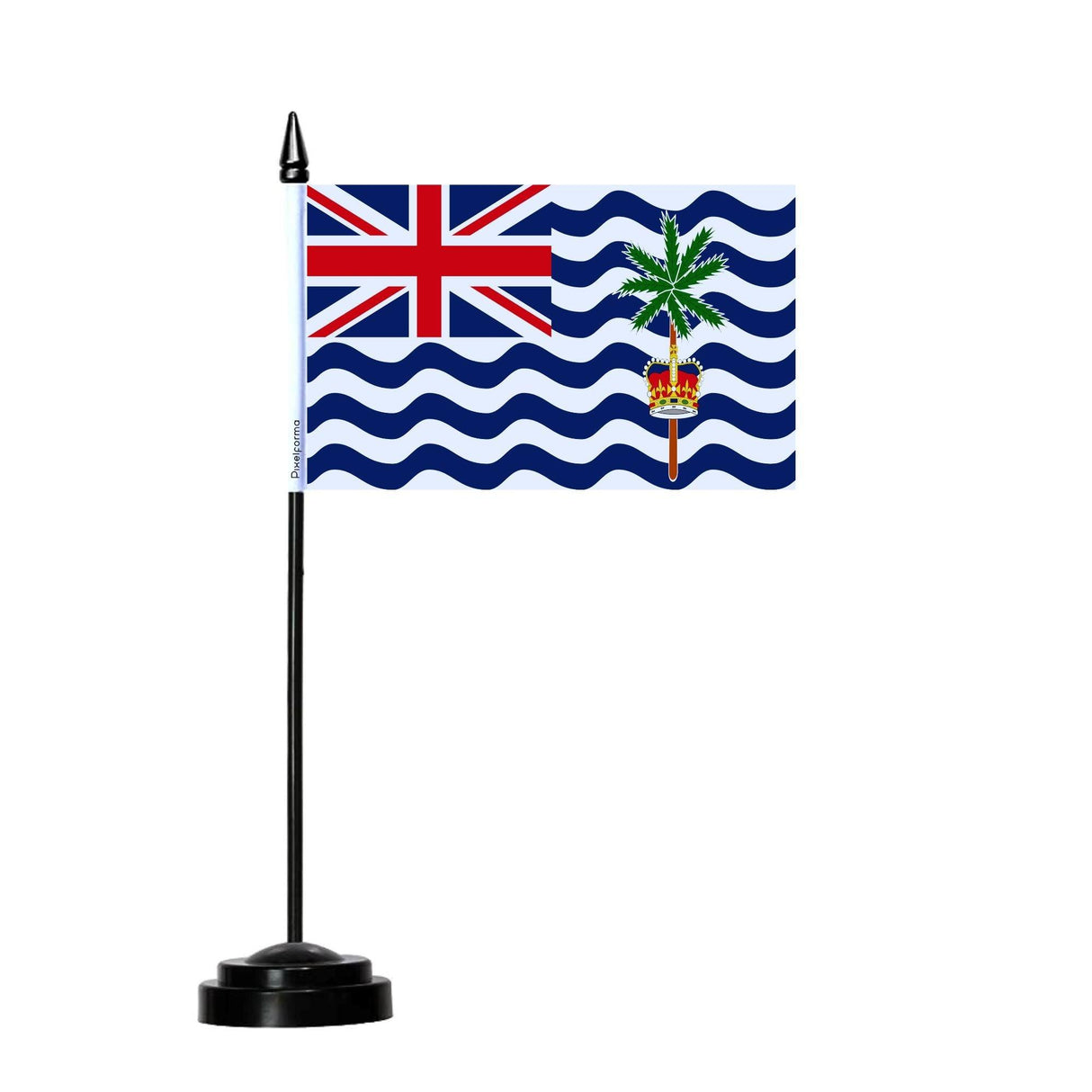 Drapeau de Table du Territoire britannique de l'océan Indien - Pixelforma