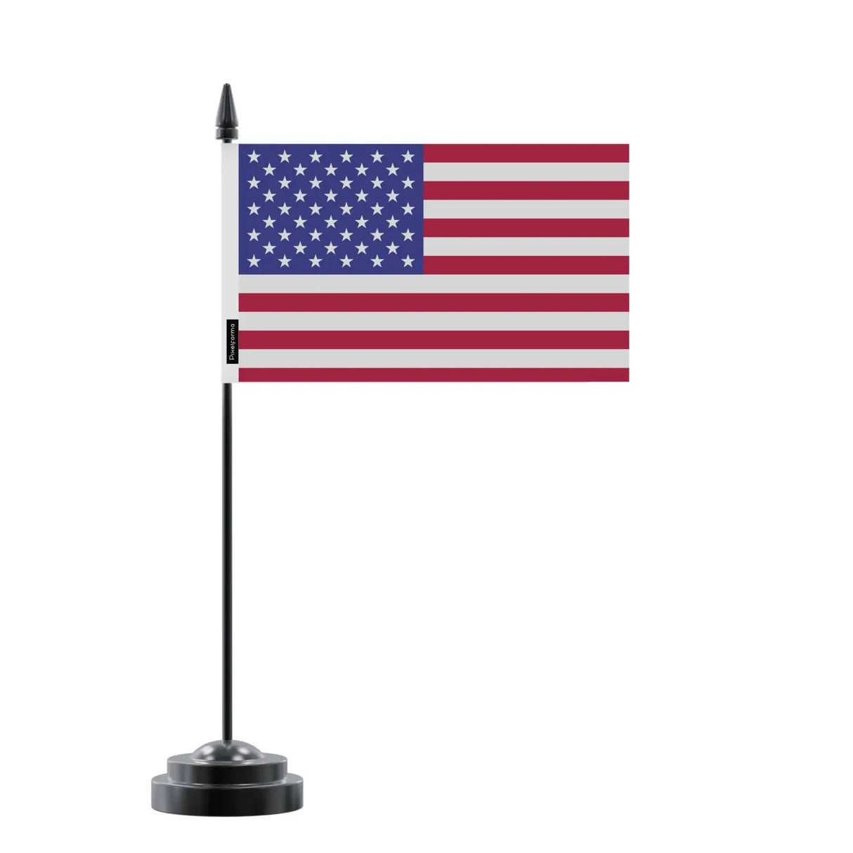 Drapeau de table états-unis en polyester - pixelforma