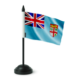 Drapeau de table fidji en polyester - pixelforma