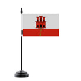 Drapeau de Table Gibraltar en Polyester - Pixelforma 