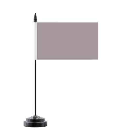 Drapeau de table gris en polyester - pixelforma