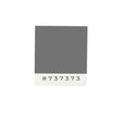 Drapeau de table gris foncé polyester socle plastique noir