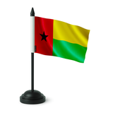 Drapeau de table guinée-bissau en polyester - pixelforma
