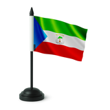 Drapeau de table guinée équatoriale en polyester - pixelforma