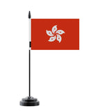 Drapeau de Table Hong Kong en Polyester - Pixelforma 