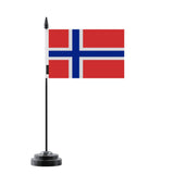 Drapeau de Table la Norvège en Polyester - Pixelforma 