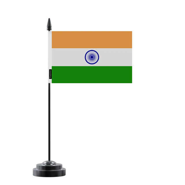 Drapeau de Table Inde en Polyester - Pixelforma 