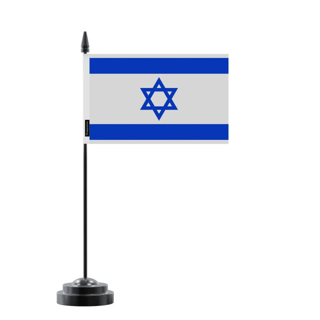 Drapeau de Table Israël en Polyester - Pixelforma 