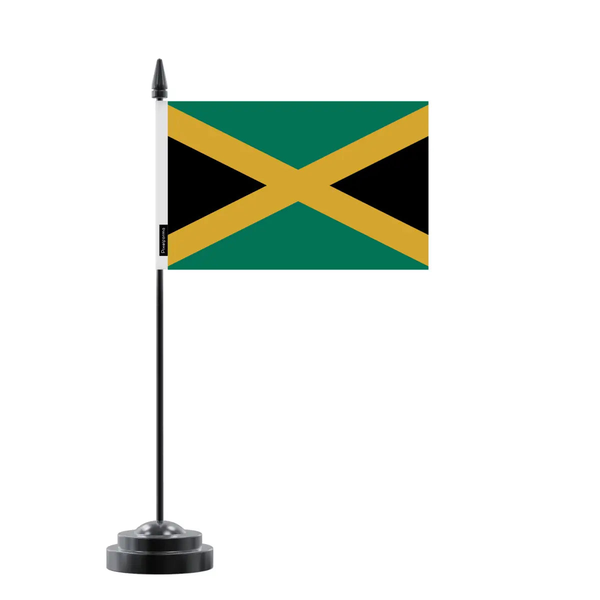 Drapeau de Table Jamaïque en Polyester - Pixelforma 