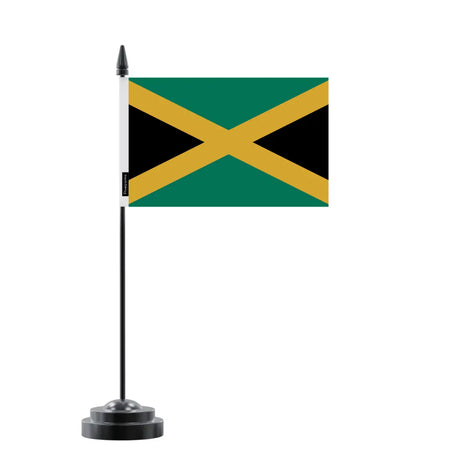 Drapeau de Table Jamaïque en Polyester - Pixelforma 