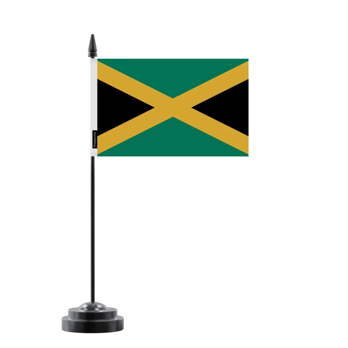 Drapeau de table jamaïque en polyester - pixelforma