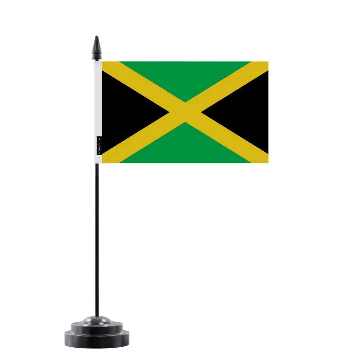 Drapeau de Table la Jamaïque en Polyester - Pixelforma 