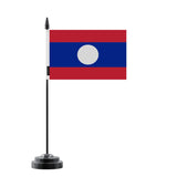 Drapeau de Table Laos en Polyester - Pixelforma 