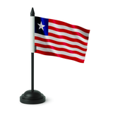 Drapeau de table liberia en polyester - pixelforma