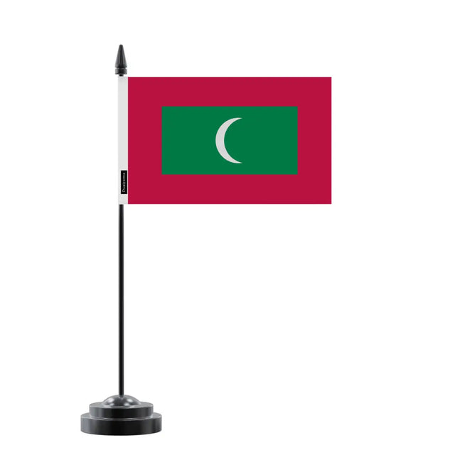 Drapeau de Table Maldives en Polyester - Pixelforma 