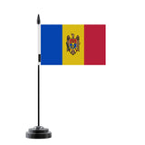 Drapeau de Table Moldavie en Polyester - Pixelforma 