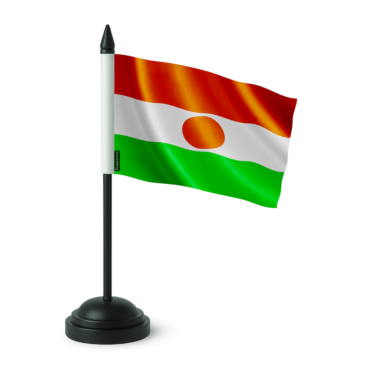 Drapeau de table niger en polyester - pixelforma