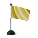 Drapeau de table orange clair en polyester - pixelforma