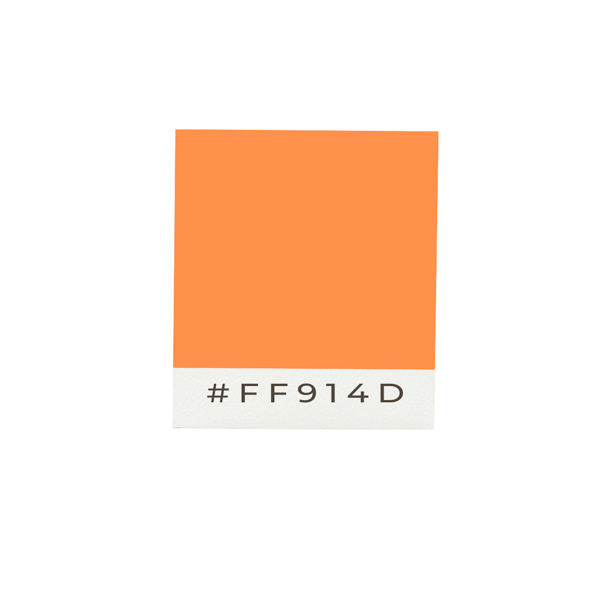 Drapeau de table orange en polyester - pixelforma
