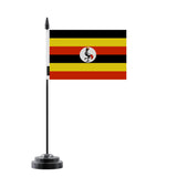 Drapeau de Table Ouganda en Polyester - Pixelforma 