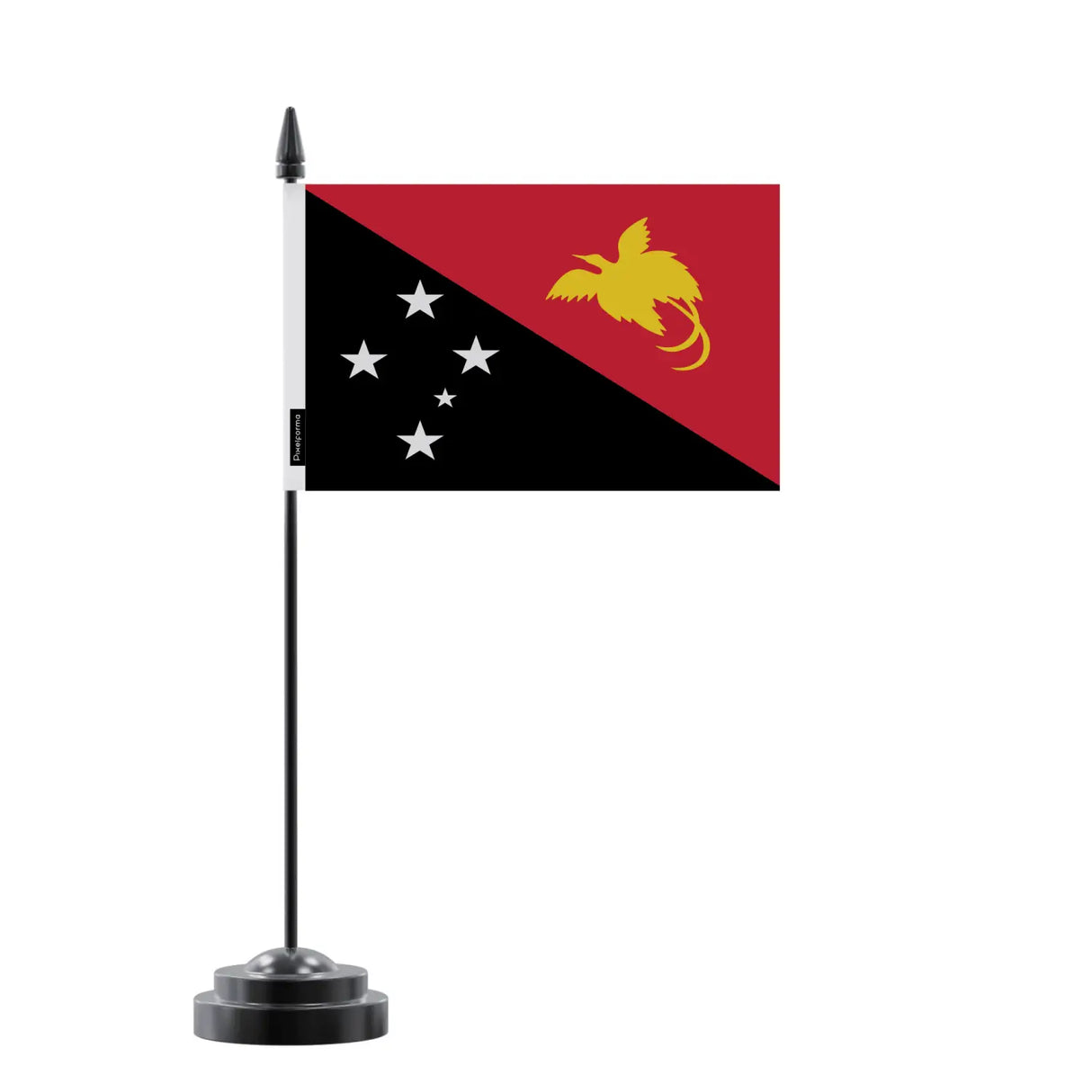 Drapeau de table papouasie-nouvelle-guinée en polyester - pixelforma