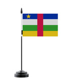 Drapeau de Table République centrafricaine en Polyester - Pixelforma 