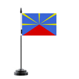 Drapeau de Table Réunion en Polyester - Pixelforma 