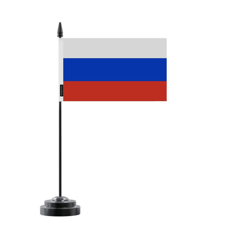 Drapeau de Table Russie en Polyester - Pixelforma 