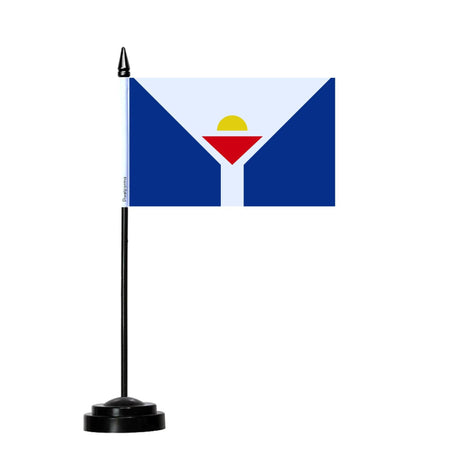 Drapeau de Table Saint-Martin (Antilles françaises) - Pixelforma