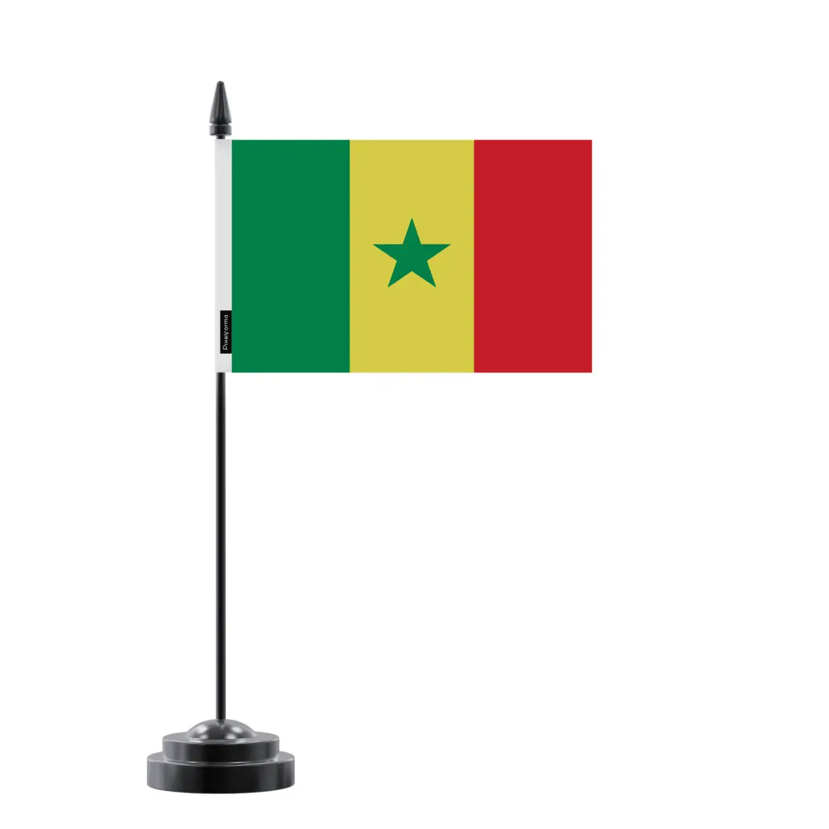 Drapeau de Table Sénégal en Polyester - Pixelforma 