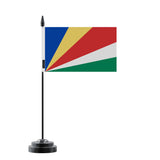 Drapeau de Table Seychelles en Polyester - Pixelforma 