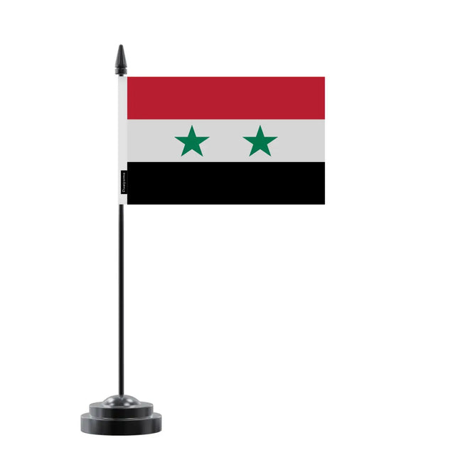 Drapeau de Table Syrie en Polyester - Pixelforma 