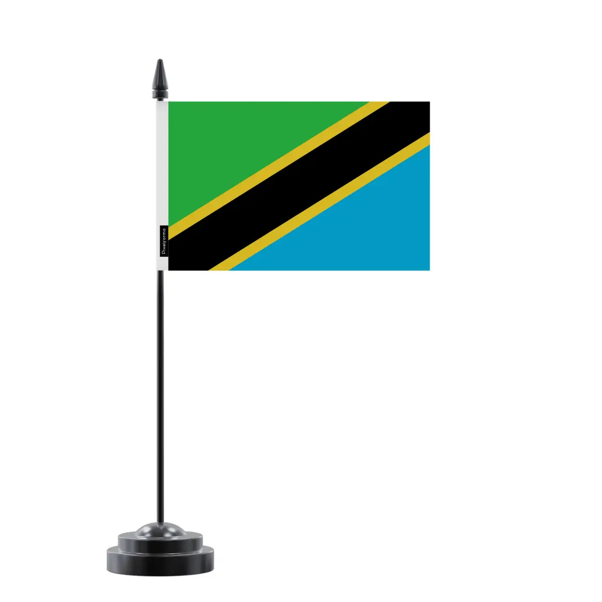 Drapeau de Table Tanzanie en Polyester - Pixelforma 