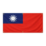 Drapeau taïwan polyester résistant aux intempéries