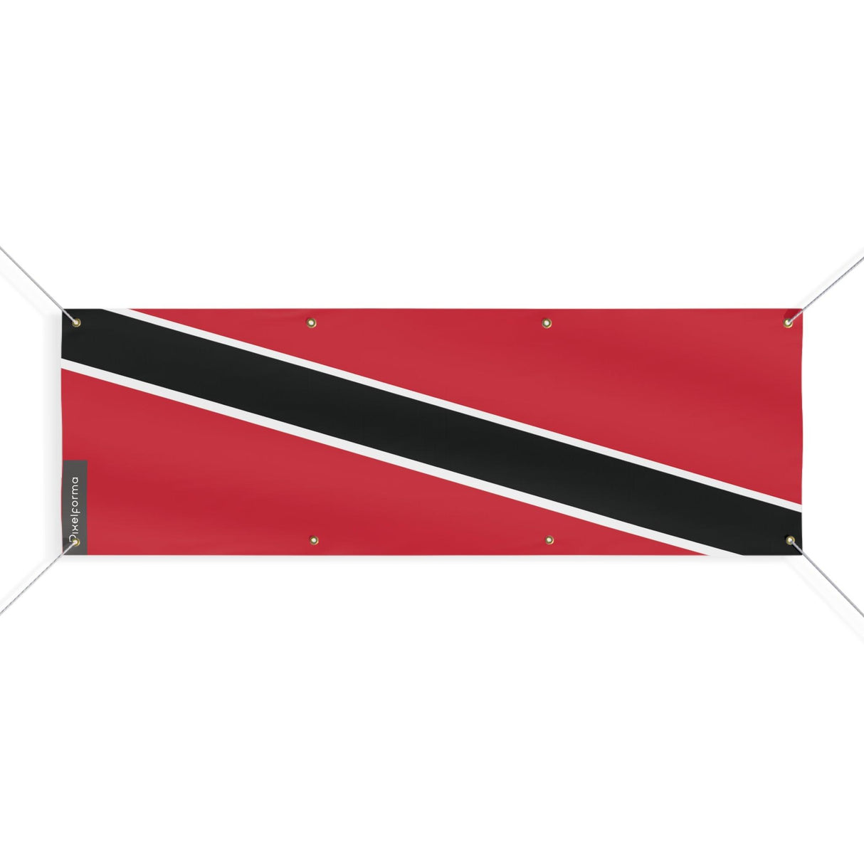 Drapeau de Trinité-et-Tobago 8 Oeillets en plusieurs tailles - Pixelforma 