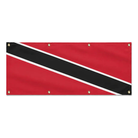 Drapeau trinité-et-tobago polyester résistant œillets