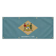 Drapeau delaware polyester résistant aux intempéries œillets
