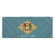 Drapeau delaware polyester résistant aux intempéries œillets