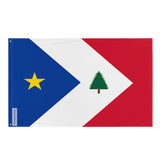 Drapeau des Acadiens de Nouvelle-Angleterre en plusieurs tailles 100 % polyester Imprimer avec Double ourlet - Pixelforma 