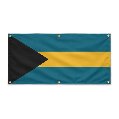 Drapeau bahamas en polyester résistant avec œillets robustes