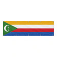 Drapeau des Comores grand format XL en polyester avec dix œillets
