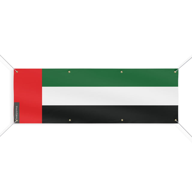 Drapeau des Émirats arabes unis 8 Oeillets en plusieurs tailles - Pixelforma 