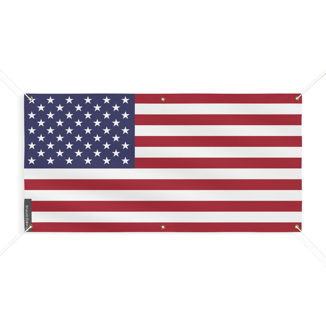 Drapeau des États-Unis 6 Oeillets en plusieurs tailles - Pixelforma