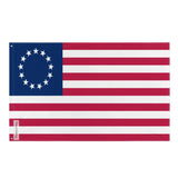 Drapeau des états-unis à treize étoiles cousue par betsy ross plusieurs tailles en polyester - pixelforma