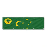 Drapeau des îles Cocos grand format XL en polyester avec dix œillets