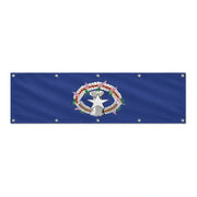 Drapeau des Îles Mariannes du Nord grand format XL en polyester avec dix œillets