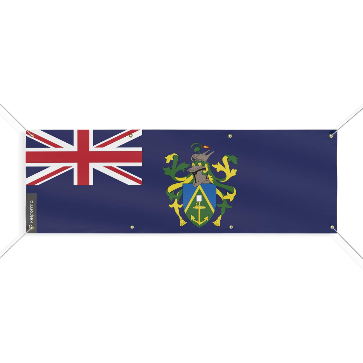 Drapeau des îles Pitcairn 8 Oeillets en plusieurs tailles - Pixelforma