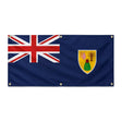 Drapeau îles turques-et-caïques polyester résistant